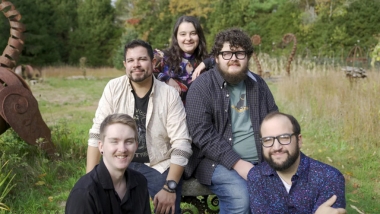 A group of people in a field